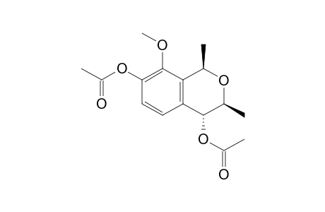 (1R,3S,4R)-4,7-Diacetoxy-8-methoxy-1,3-dimethylisochroman