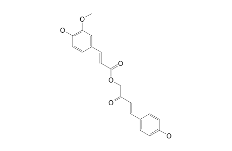 4''-(4'''-HYDROXYPHENYL)-2''-OXO-3''-BUTENYL-3-(4'-HYDROXYPHENYL-3'-METHOXY)-PROPENOATE