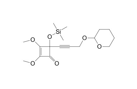 2-Cyclobuten-1-one, 2,3-dimethoxy-4-[3-[(tetrahydro-2H-pyran-2-yl)oxy]-1-propynyl]-4-[(trimethylsilyl)oxy]-