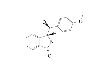 3-[HYDROXY-(4-METHOXYPHENYL)-METHYL]-ISOINDOLIN-1-ONE;ALPHA-(R*)-(3R*)-ISOMER