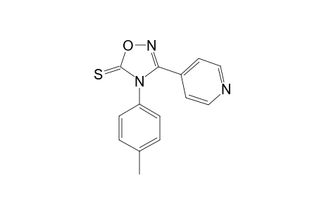 4-(4-METHYLPHENYL)-3-(4-PYRIDYL)-1,2,4-OXADIAZOLE-5(4H)-THIONE