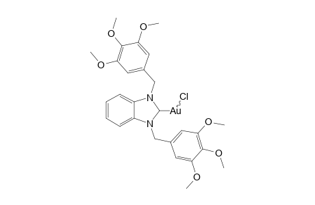 CHLORO-[1,3-BIS-(3,4,5-TRIMETHOXYBENZYL)-BENZIMIDAZOLE-2-YLIDENE]-GOLD-(I)