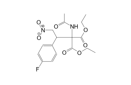 1-benzenepropanoic acid, alpha~1~-(acetylamino)-alpha~1~-[(ethyloxidanyl)oxidanylidenemethyl]-4-fluoro-beta~1~-(nitromethyl)-, ethyl