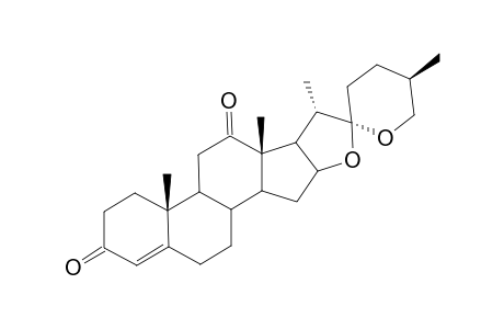 25R-SPIROST-4-ENE-3,12-DIONE