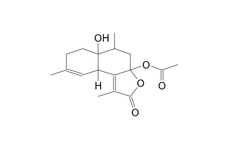 NAPHTHO[2,1-B]FURAN-2(3AH)-ONE, 3A-(ACETYLOXY)-4,5,5A,6,7,9A-HEXAHYDRO-5A-HYDROXY-1,5,8-TRIMETHYL-