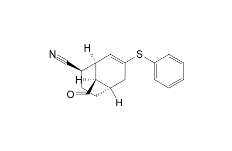 (1R*,2R*,5S*,9R*)-9-Formyl-7-phenylthiobicyclo[3.3.1]non-7-ene-2-carbonitrile