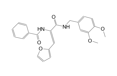 N-[(Z)-1-{[(3,4-dimethoxybenzyl)amino]carbonyl}-2-(2-furyl)ethenyl]benzamide