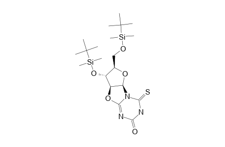 3',5'-BIS-(O-TERT.-BUTYLDIMETHYLSILYL)-BETA-D-ARABINOFURANO-[1',2':4,5]-OXAZOLO-S-TRAZINE-4-ONE-6-THIONE