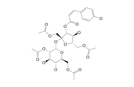 1,6,2',6'-O-TETRAACETYL-3-O-TRANS-PARA-COUMAROYLSUCROSE