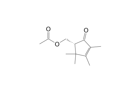 (R)-2,2,3,4-Tetramethyl-5-oxocyclopent-3-en-1-yl)methyl acetate