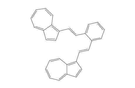 1-[(E)-2-[2-[(E)-2-azulen-1-ylethenyl]phenyl]ethenyl]azulene