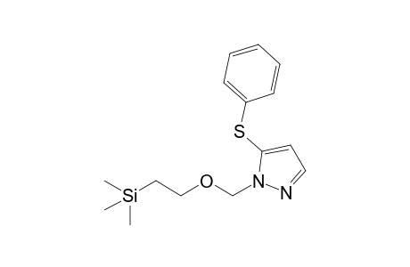 5-Phenylthio-1-[2-(trimethylsilyl)ethoxy]methyl-1H-pyrazole