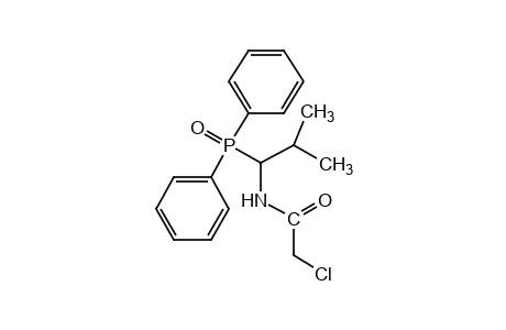 2-chloro-N-[1-(diphenylphosphinyl)-2-methylpropyl]acetamide