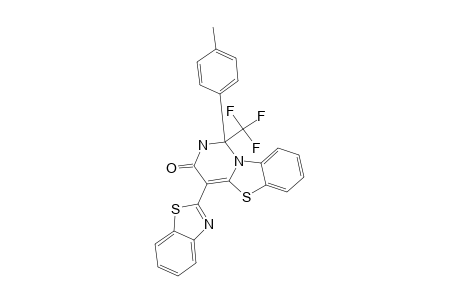 1-(4-METHYLPHENYL)-4-(2-BENZOTHIAZOLYL)-1-TRIFLUOROMETHYL-2,3-DIHYDRO-1-H-PYRIMIDO-[6.1-B]-[1.3]-BENZOTHIAZOL-3-ONE