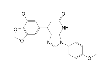 5H-imidazo[4,5-b]pyridin-5-one, 3,4,6,7-tetrahydro-7-(7-methoxy-1,3-benzodioxol-5-yl)-3-(4-methoxyphenyl)-