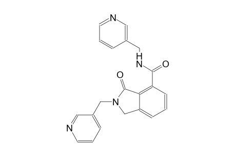 3-oxo-N,2-bis(3-pyridinylmethyl)-4-isoindolinecarboxamide