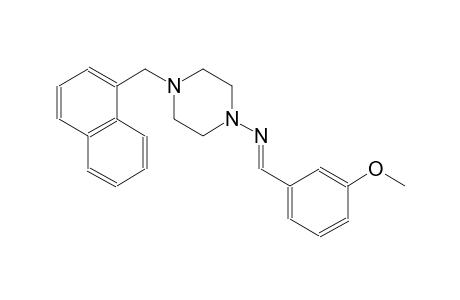 1-piperazinamine, N-[(E)-(3-methoxyphenyl)methylidene]-4-(1-naphthalenylmethyl)-