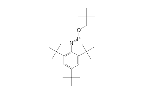 TERT.-BUTYLMETHYLOXY-(2,4,6-TRI-TERT.-BUTYLPHENYLIMINO)-PHOSPHANE