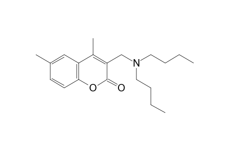 3-[(DIBUTYLAMINO)METHYL]-4,6-DIMETHYLCOUMARIN