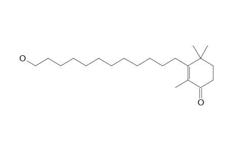 3-(12-HYDROXYDODECYL)-2,4,4-TRIMETHYL-2-CYCLOHEXEN-1-ONE