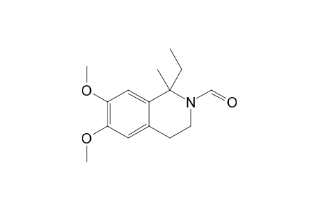 1-ETHYL-2-FORMYL-6,7-DIMETHOXY-1-METHYL-1,2,3,4-TETRAHYDRO-ISOQUINOLINE