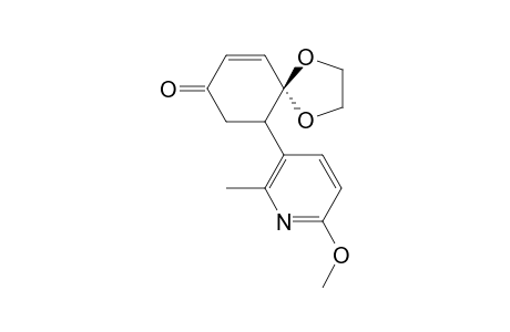 3-(2'-METHYL-6'-METHOXY-3'-PYRIDYL)-CYCLOHEX-5-ENE-1,4-DIONE_4-ETHYLENE_ACETAL