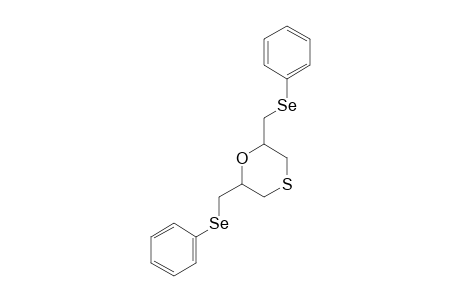 2,5-BIS-[(PHENYLSELENO)-METHYL]-1,4-OXATHIANE