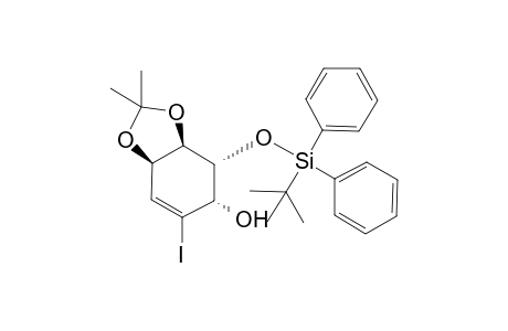 (3aR,4R,5S,7aR)-4-[tert-butyl(diphenyl)silyl]oxy-6-iodanyl-2,2-dimethyl-3a,4,5,7a-tetrahydro-1,3-benzodioxol-5-ol