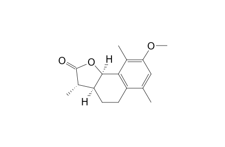 (3S,3aS,9bR)-8-methoxy-3,6,9-trimethyl-3a,4,5,9b-tetrahydro-3H-benzo[g]benzofuran-2-one