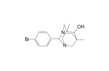 1,3-diazatricyclo[3.3.1.1~3,7~]decan-6-ol, 2-(4-bromophenyl)-5,7-dimethyl-