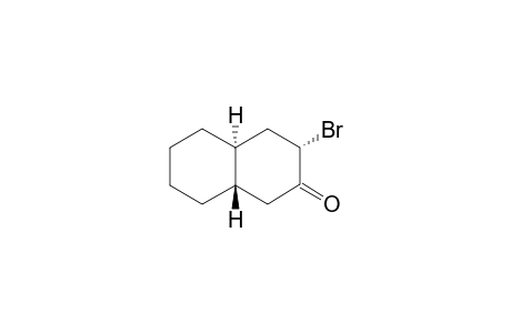 4-AXIAL-BROMO-TRANS-BICYCLO-[4.4.0]-DECAN-3-ONE