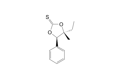 TRANS-4-ETHYL-4-METHYL-5-PHENYL-1,3-DIOXOLAN-2-THION