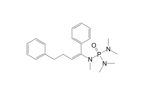 [(1,4-Diphenyl-1-buten-1-yl)]pentamethyl phosphoric triamide