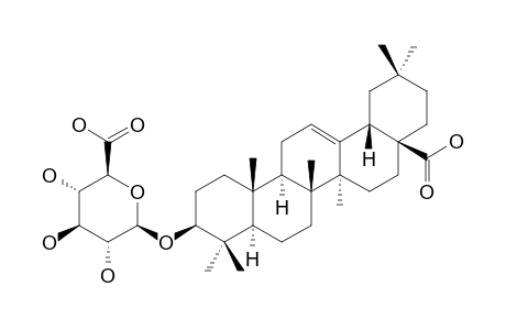 CALENDULOSIDE-E;3-O-BETA-D-GLUCURONOPYRANOSYL-OLEANOLIC-ACID