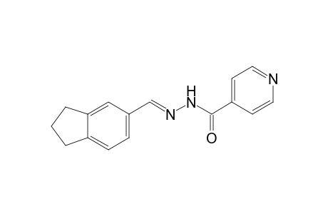 isonicotinic acid, [(5-indanyl)methylene]hydrazide