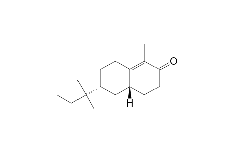 (4A-BETA-H)-4,4A,5,6,7,8-HEXAHYDRO-6-ALPHA-(1,1-DIMETHYLPROPYL)-1-METHYL-NAPHTHALEN-2(3H)-ONE