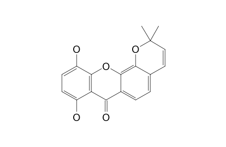 1,4-DIHYDROXY-6',6'-DIMETHYLPYRANO-(2',3':5,6)-XANTHONE