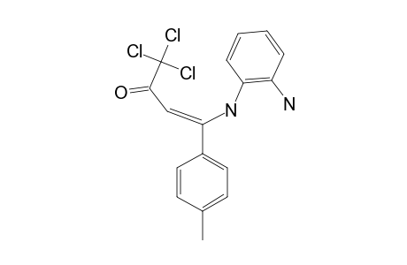 N-[1-(PARA-TOLYL)-3-OXO-4,4,4-TRICHLORO-1-BUTEN-1-YL]-ORTHO-PHENYLENEDIAMINE