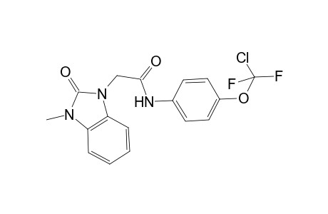 Acetamide, N-[4-(chlorodifluoromethoxy)phenyl]-2-(3-methyl-2-oxo-2,3-dihydrobenzoimidazol-1-yl)-