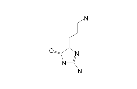 2-AMINO-5-(3-AMINOPROPYL)-1H-IMIDAZOLIN-4-ONE