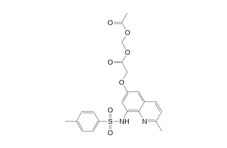 Acetoxymethyl [2-methyl-8-(p-tolylsulfonylamino)-6-quinolyloxy]acetate