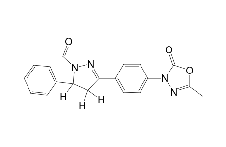 3-[4'-(4'',5''-Dihydro-1"-formyl-5"-phenyl-1H-pyrazol-3"-yl)phenyl]-5-methyl-1,3,4-oxadiazol-2(3H)-one