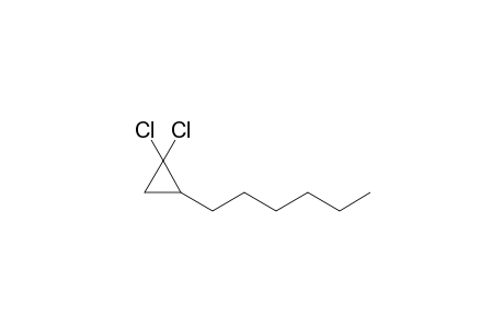 Cyclopropane, 1,1-dichloro-2-hexyl-