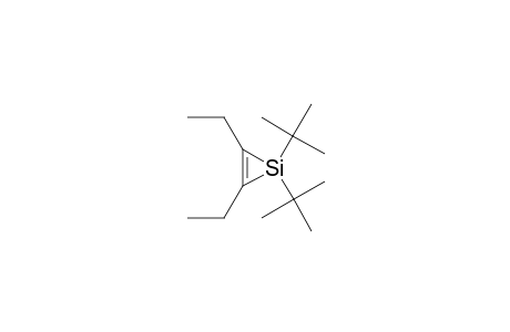 1,1-DI-TERT.-BUTYL-2,3-DIETHYLSILACYCLOPROPENE