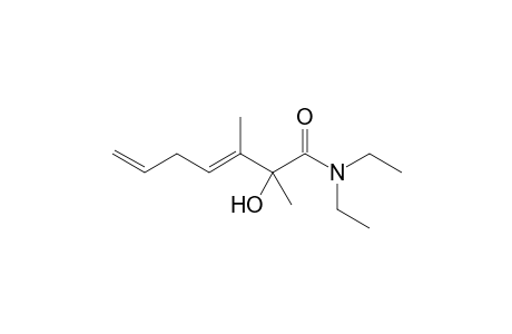 (E)-N,N-Diethyl-2-hydroxy-2,3-dimethylhepta-3,6-dienamide