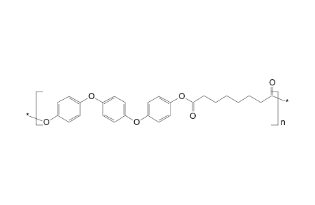 Poly[tri(oxy-1,4-phenylene)oxysuberoyl]