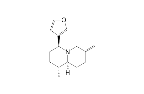 (1R,4S,9aS)-4-(furan-3-yl)-1-methyl-7-methyleneoctahydro-1H-quinolizine