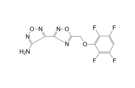 1,2,5-Oxadiazol-3-amine, 4-[5-(2,3,5,6-tetrafluorophenoxy)methyl-1,2,4-oxadiazol-3-yl]-