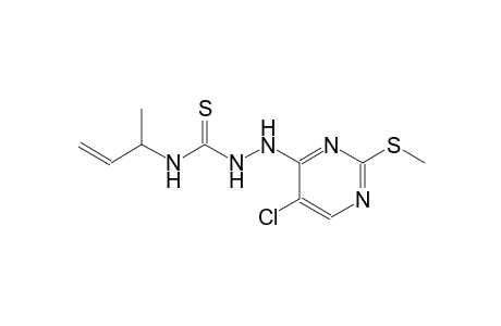 2-[5-chloro-2-(methylsulfanyl)-4-pyrimidinyl]-N-(1-methyl-2-propenyl)hydrazinecarbothioamide