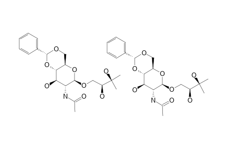 (2S)-2,3-DIHYDROXY-3-METHYLBUTYL-2-ACETAMIDO-4,6-O-(R)-BENZYLIDENE-2-DEOXY-BETA-D-GLUCOPYRANOSIDE;MAJOR+MINOR-ISOMER;MIXTURE